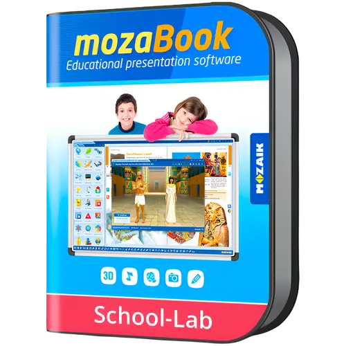 mozaBook SCHOOL-LAB - μία επιλεγμένη γλώσσα / μία συσκευή / 1 έτος - 1