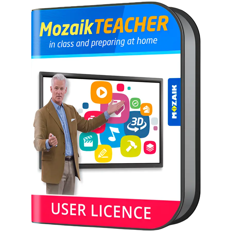 Licență Mozaik TEACHER pentru toate platformele, pentru un profesor, 1 an