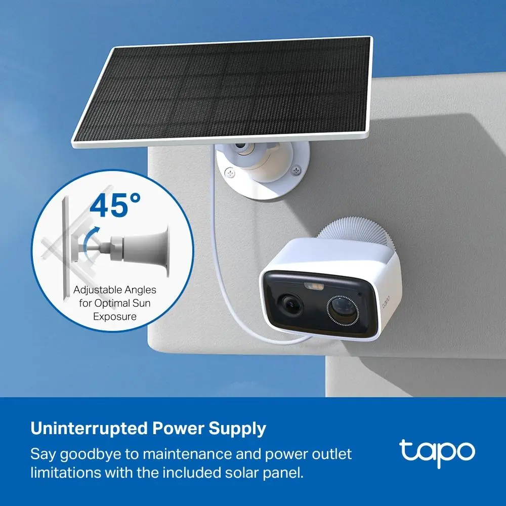 Охранителна соларна камера TP-Link Tapo C400 Kit - image 3