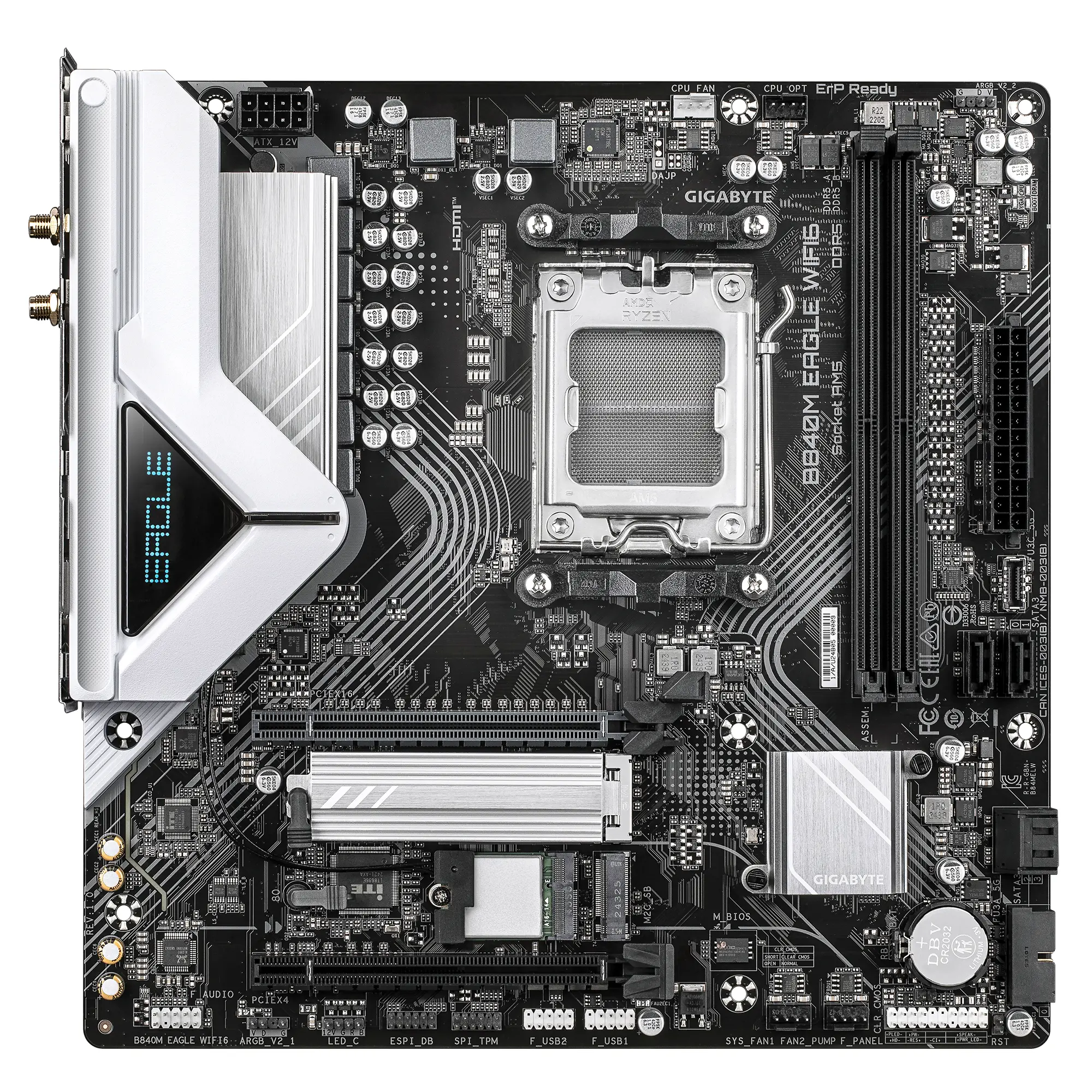 Дънна платка GIGABYTE B840M EAGLE WIFI6 socket AM5