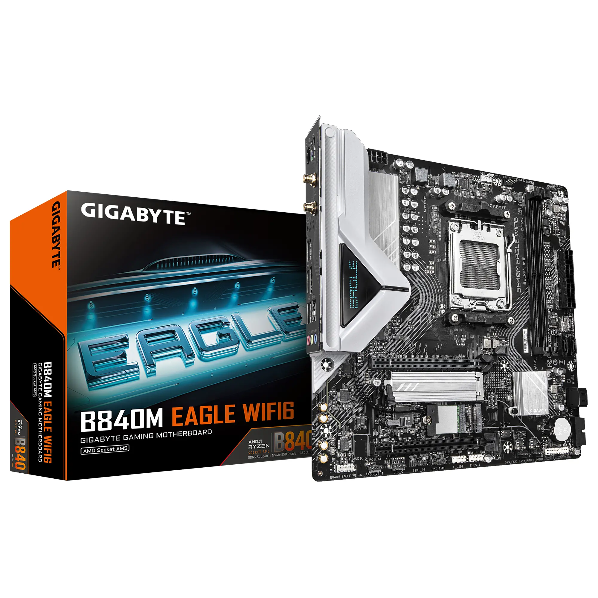 Дънна платка GIGABYTE B840M EAGLE WIFI6 socket AM5 - image 3
