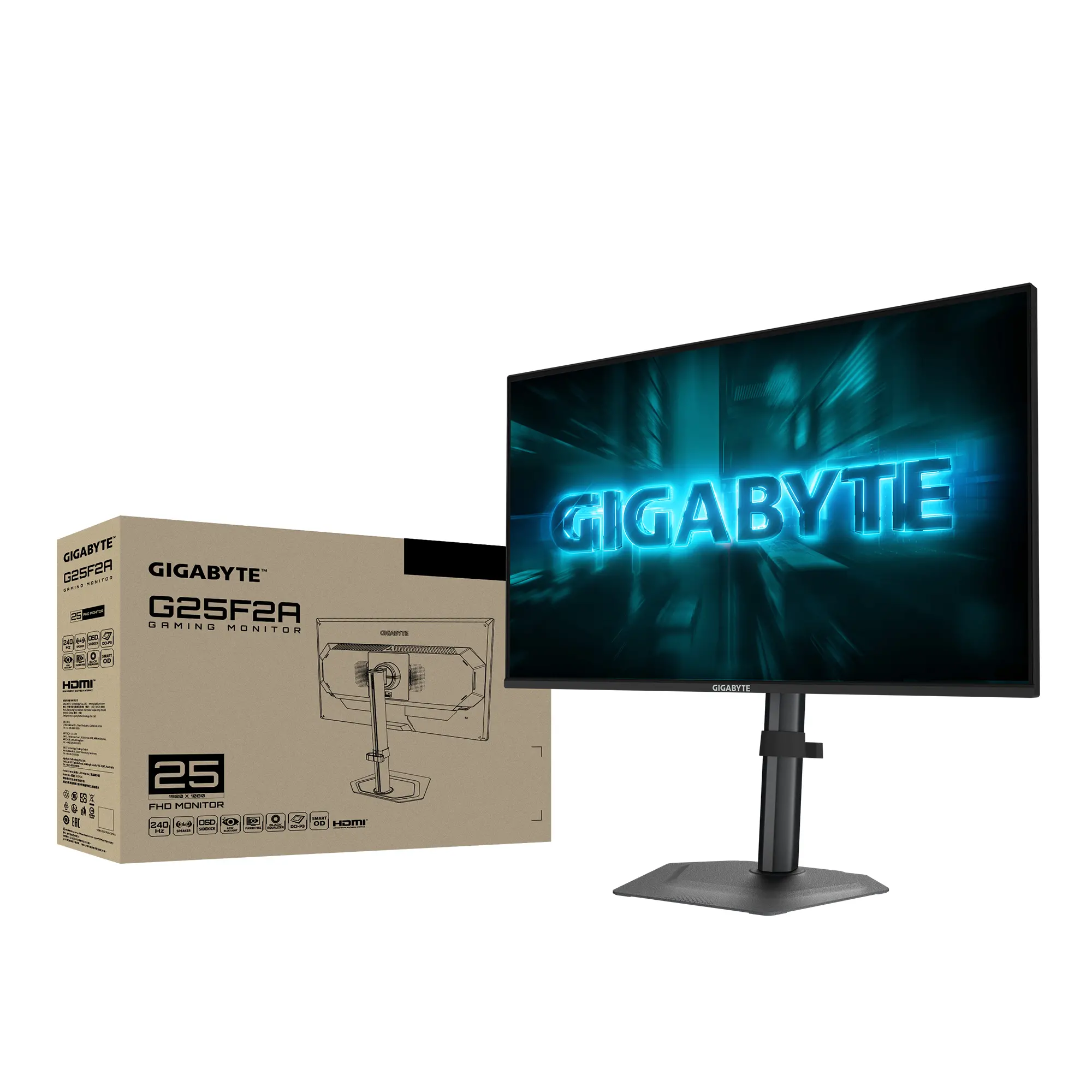 Геймърски монитор GIGABYTE G25F2A - 24.5" SS IPS, Full HD(1920x1080), 240Hz, 1ms, FreeSync Premium - image 7
