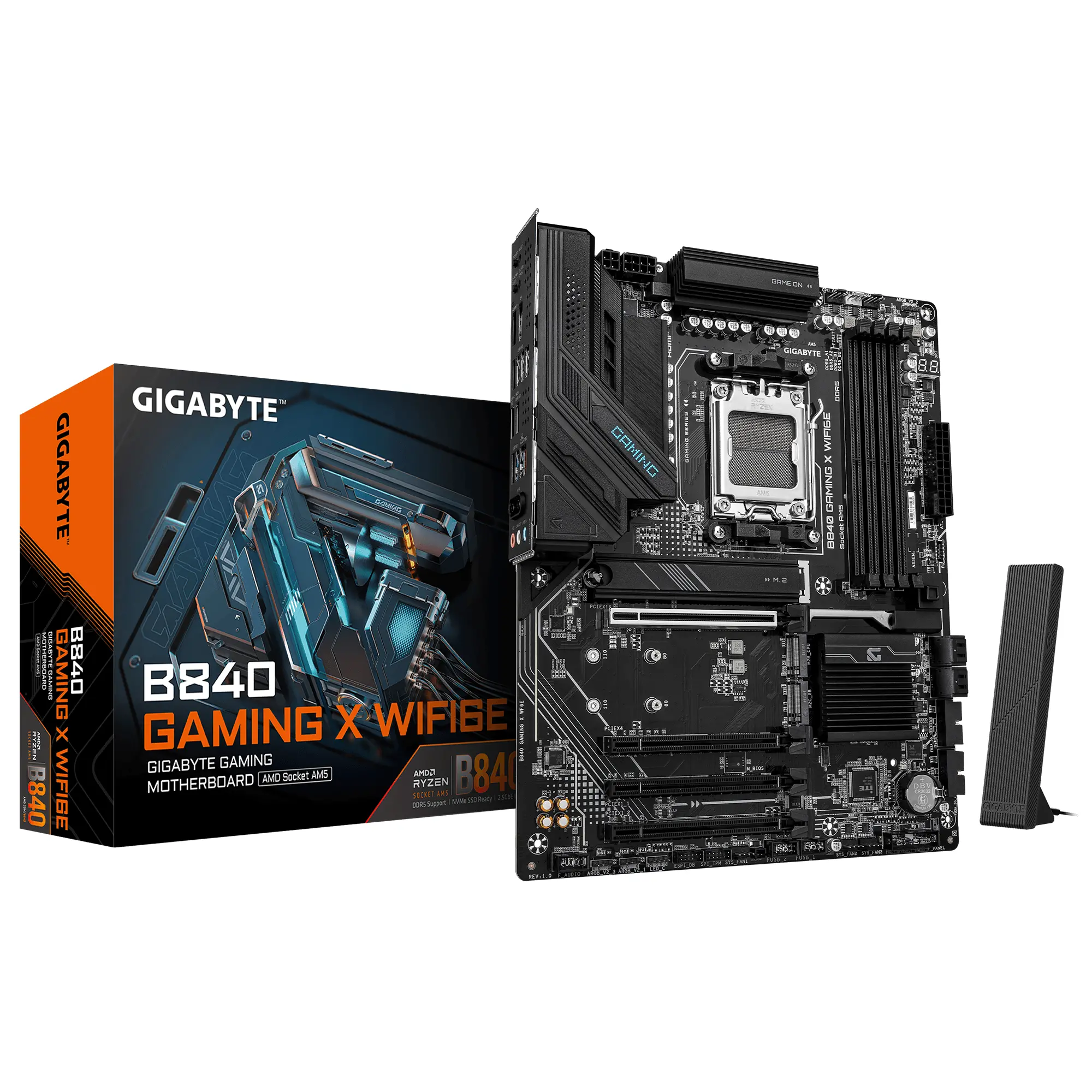 Дънна платка GIGABYTE B840 GAMING X WIFI 6E socket AM5 - image 3