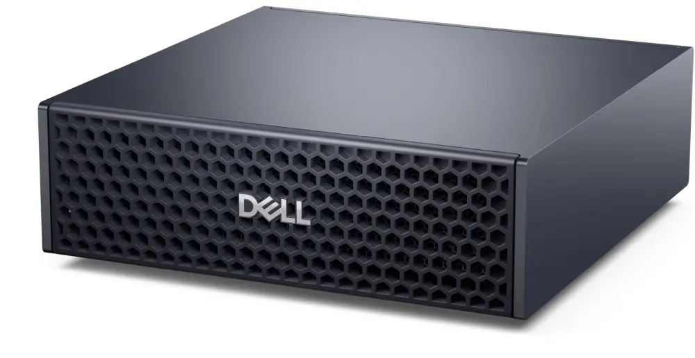 Работна станция, Dell Pro Max AI PC GB10 (FCM1253), NVIDIA GB10 Blackwell GPU, NVIDIA GB10 Grace CPU (10 Cortex-X925 + 10 Cortex-A725 cores), 128GB LPDDR5X, 4TB M.2 2242, TLC PCIe, WIFI 7, 280W, 3Y PS