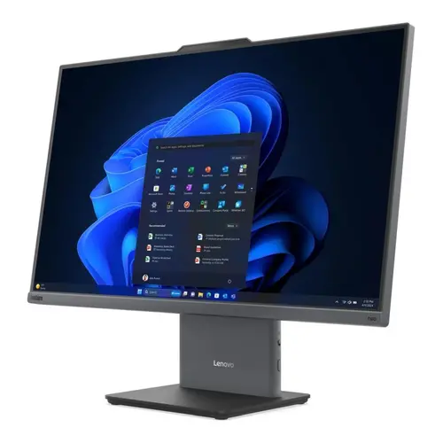 Настолен компютър - всичко в едно, Lenovo ThinkCentre neo 50a 24 G6 AIO Intel Core Ultra 7 256V, 8C (up to 4.8GHz, 12MB), 16GB LPDDR5X-8533, 512GB SSD, 23.8" FHD (1920x1080) IPS AG, Integrated Intel Arc Graphics, 5MP, WLAN, BT, KB, Mouse, Luna Grey, Monitor Stand, DOS, 3Y Onsite - image 1