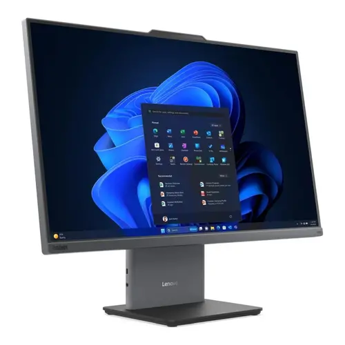 Настолен компютър - всичко в едно, Lenovo ThinkCentre neo 50a 24 G6 AIO Intel Core Ultra 7 256V, 8C (up to 4.8GHz, 12MB), 16GB LPDDR5X-8533, 512GB SSD, 23.8" FHD (1920x1080) IPS AG, Integrated Intel Arc Graphics, 5MP, WLAN, BT, KB, Mouse, Luna Grey, Monitor Stand, DOS, 3Y Onsite - image 2