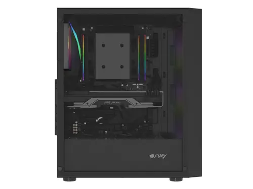 Кутия за компютър, Fury PC Case Shobo SH8 ARGB Midi Tower, Window, Black - image 6