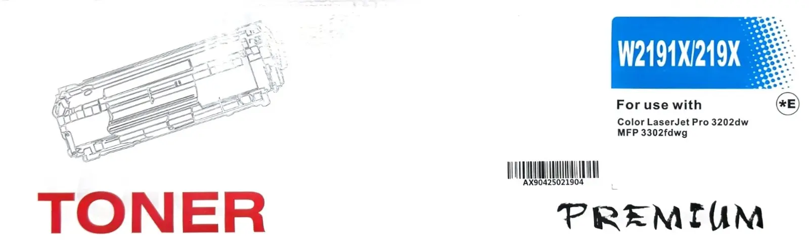 КАСЕТА ЗА HP Color Laserjet PRO 3202/3302 - HIGH CAPACITY - Cyan - /219X/ - W2191X - PN HT-W2191X - NEOMAX