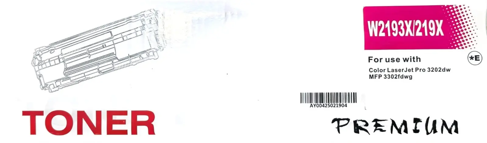 КАСЕТА ЗА HP Color Laserjet PRO 3202/3302 - HIGH CAPACITY - Magenta - /219X/ - W2193X - PN HT-W2193X - NEOMAX