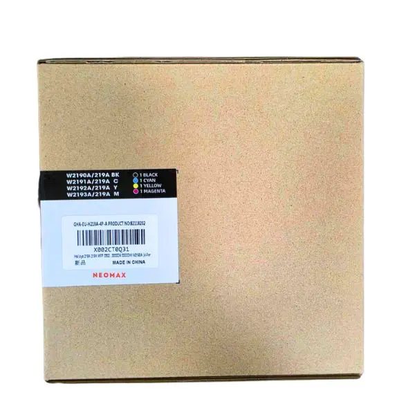 КОМПЛЕКТ 4 КАСЕТИ ЗА HP Color Laserjet PRO 3202/3302 - BK/C/M/Y - /219A/ - W2190A / W2191A / W2192A / W2193A - PN HT-W2190A-4P - NEOMAX