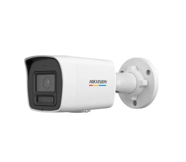 Κάμερα, HikVision 4 MP ColorVu 3.0 σταθερή κάμερα δικτύου τύπου Bullet, 2.8 mm, F1.0, IR, λευκό φως έως 30m, H.265+, IP67, ενσωματωμένο μικρόφωνο