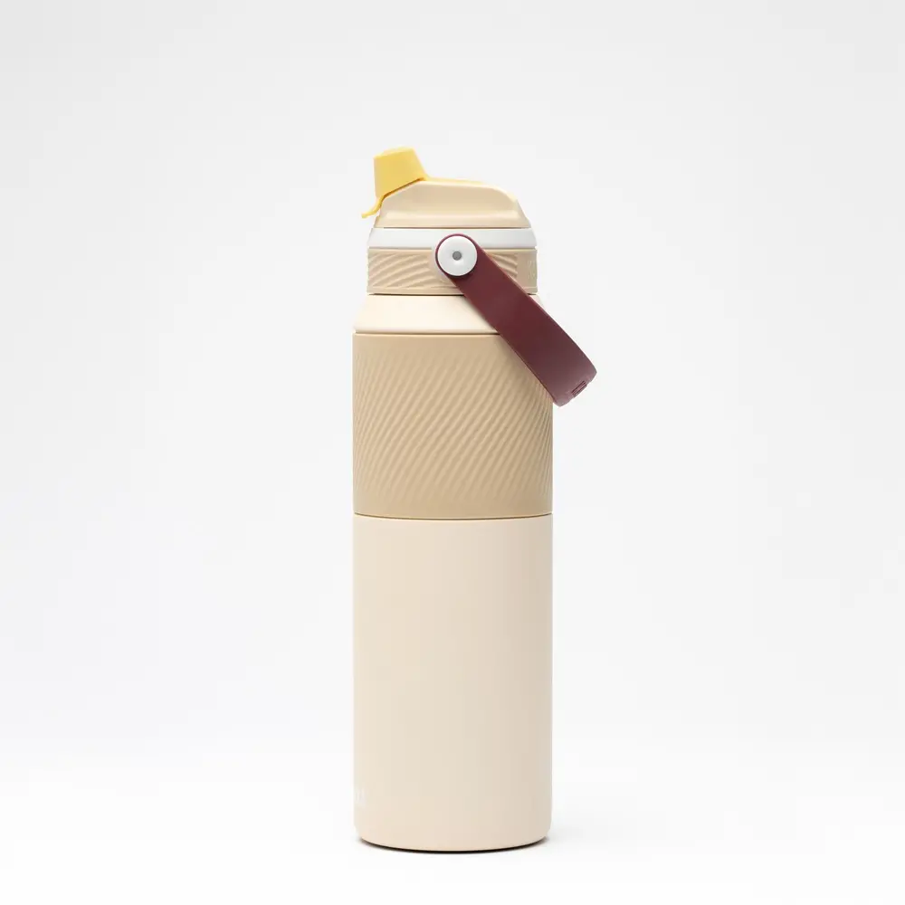 Бутилка за вода двустенна, 1000 мл, Kambukka Dupla Insulated, без ВРА, Desert Sand