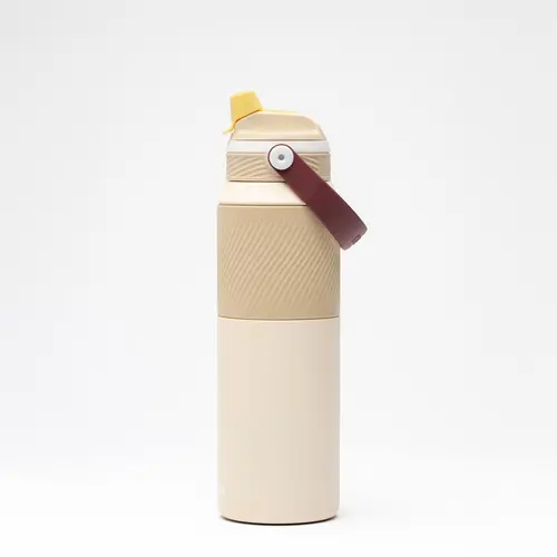 Μπουκάλι νερού διπλού τοιχώματος, 1000 ml, Kambukka Dupla Insulated, χωρίς BPA, Άμμος ερήμου - 1
