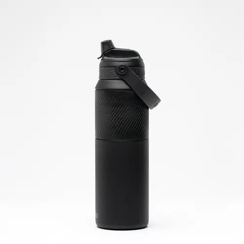 Sticlă de apă cu pereți dubli, 1000 ml, Kambukka Dupla Insulated, fără BPA, Black Raven - 1