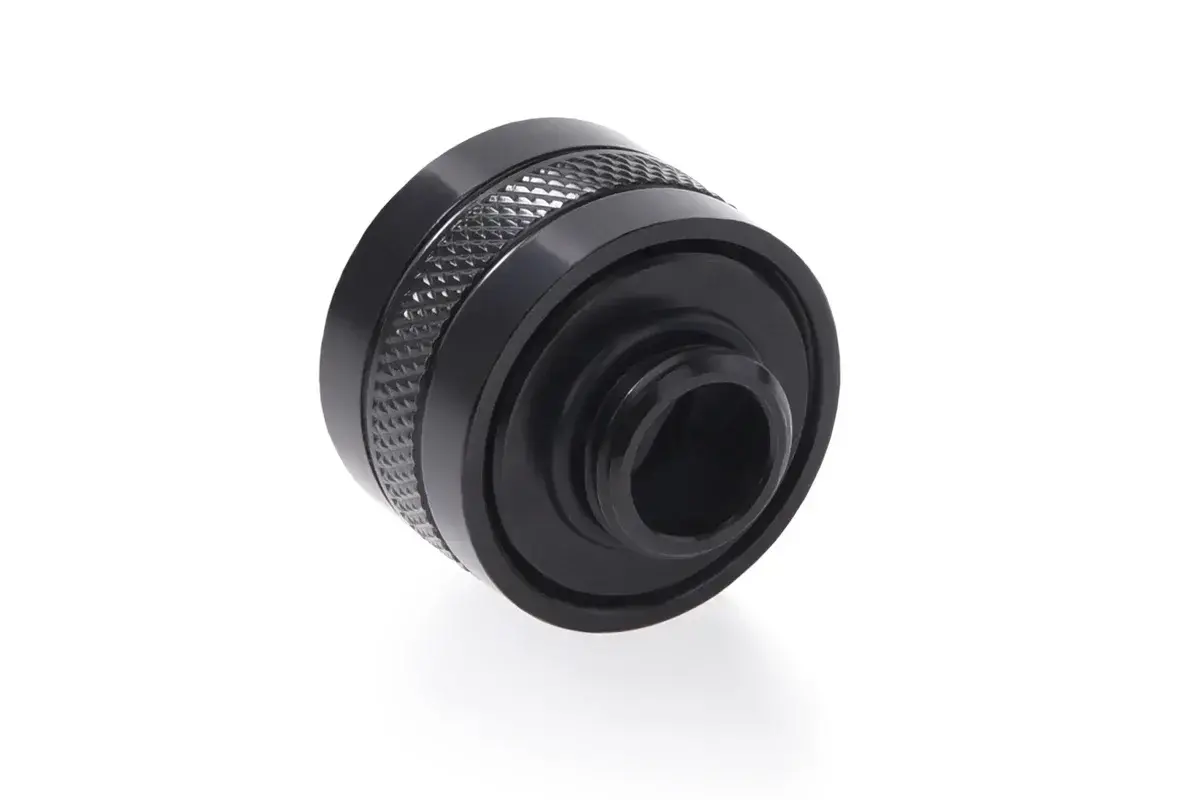 Компресионен фитинг Alphacool Eiszapfen PRO 16mm HardTube Fitting G1/4 - Deep Black (6 бр) - image 1