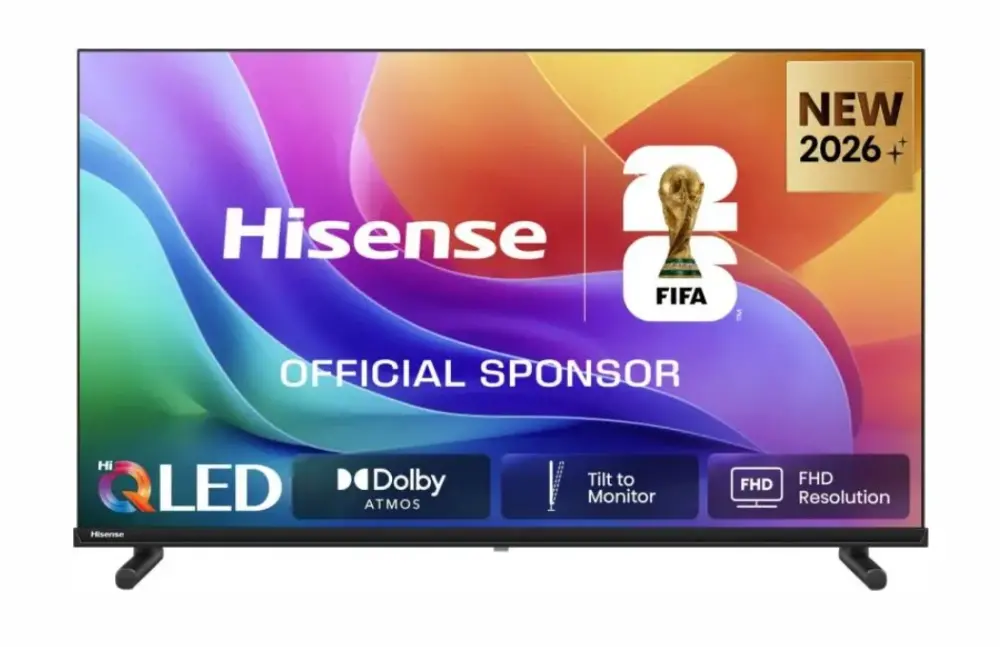 Телевизор, Hisense 32" A5S, Full HD 1920x1080, QLED, Quantum Dot, HDR, HLG, DTS HD, Light Sensor, Dolby Audio, Smart TV, WiFi, WiFi Direct, 2xHDMI, 2xUSB, LAN, CI+, DVB-T2/C/S2, Black
