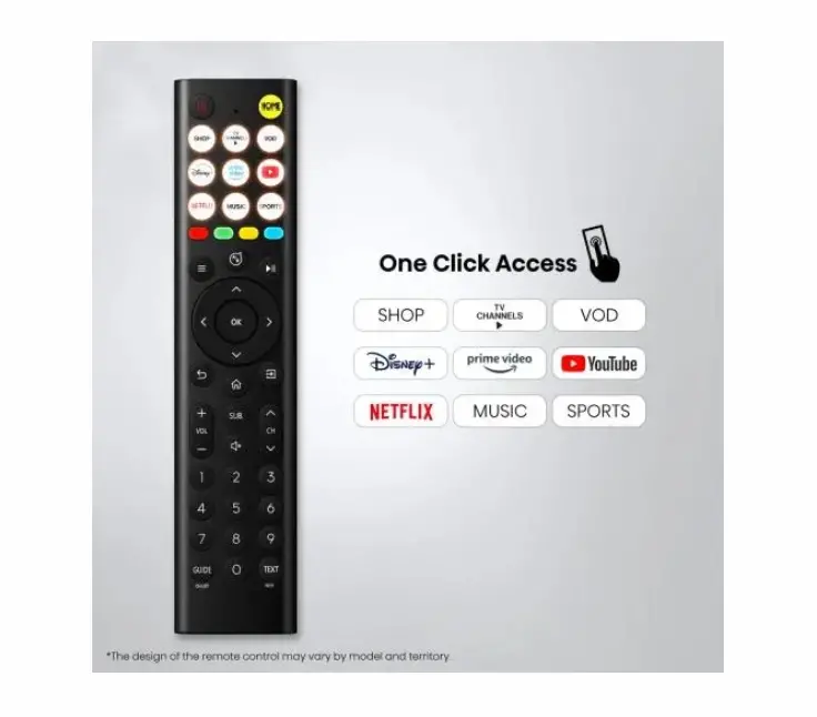 Телевизор, Hisense 32" A5S, Full HD 1920x1080, QLED, Quantum Dot, HDR, HLG, DTS HD, Light Sensor, Dolby Audio, Smart TV, WiFi, WiFi Direct, 2xHDMI, 2xUSB, LAN, CI+, DVB-T2/C/S2, Black - image 3