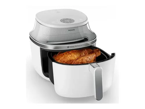 PHILIPS Airfryer Series 3000 7.2 литра Сензорен екран Технология Rapid Air Plus Прозорец за готвене бял - image 4