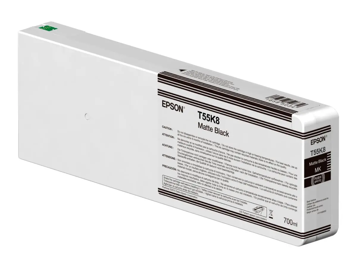 EPSON Pachet individual Negru mat T55K800 UltraChrome HDX/HD