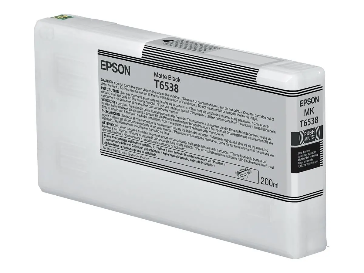 EPSON T6538 δοχείο μελάνης ματ μαύρο τυπική χωρητικότητα 200ml