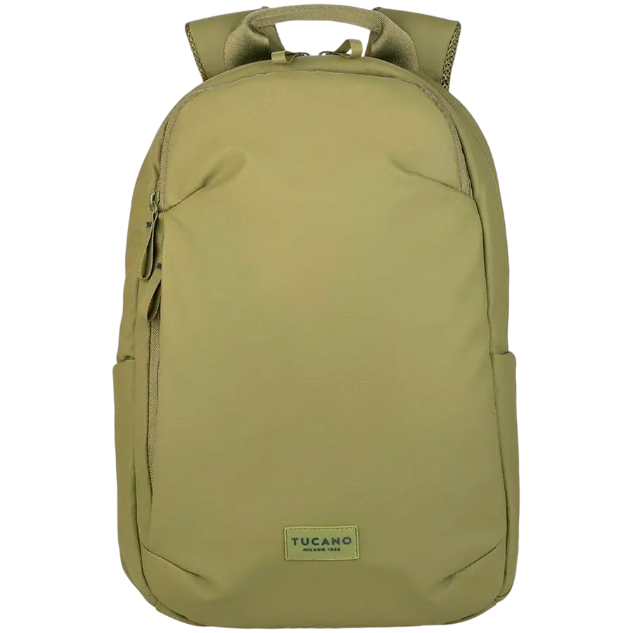 The Laser backpack for 15.6'' laptops and 16'' MacBooks, made from water-resistant resin-coated fabric obtained from recycled plastic, features a compact design and excellent pocket organization.