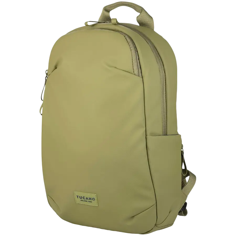 The Laser backpack for 15.6'' laptops and 16'' MacBooks, made from water-resistant resin-coated fabric obtained from recycled plastic, features a compact design and excellent pocket organization. - image 1