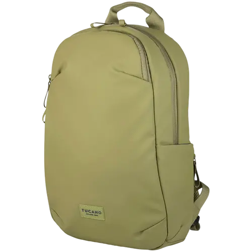 The Laser backpack for 15.6'' laptops and 16'' MacBooks, made from water-resistant resin-coated fabric obtained from recycled plastic, features a compact design and excellent pocket organization. - image 1