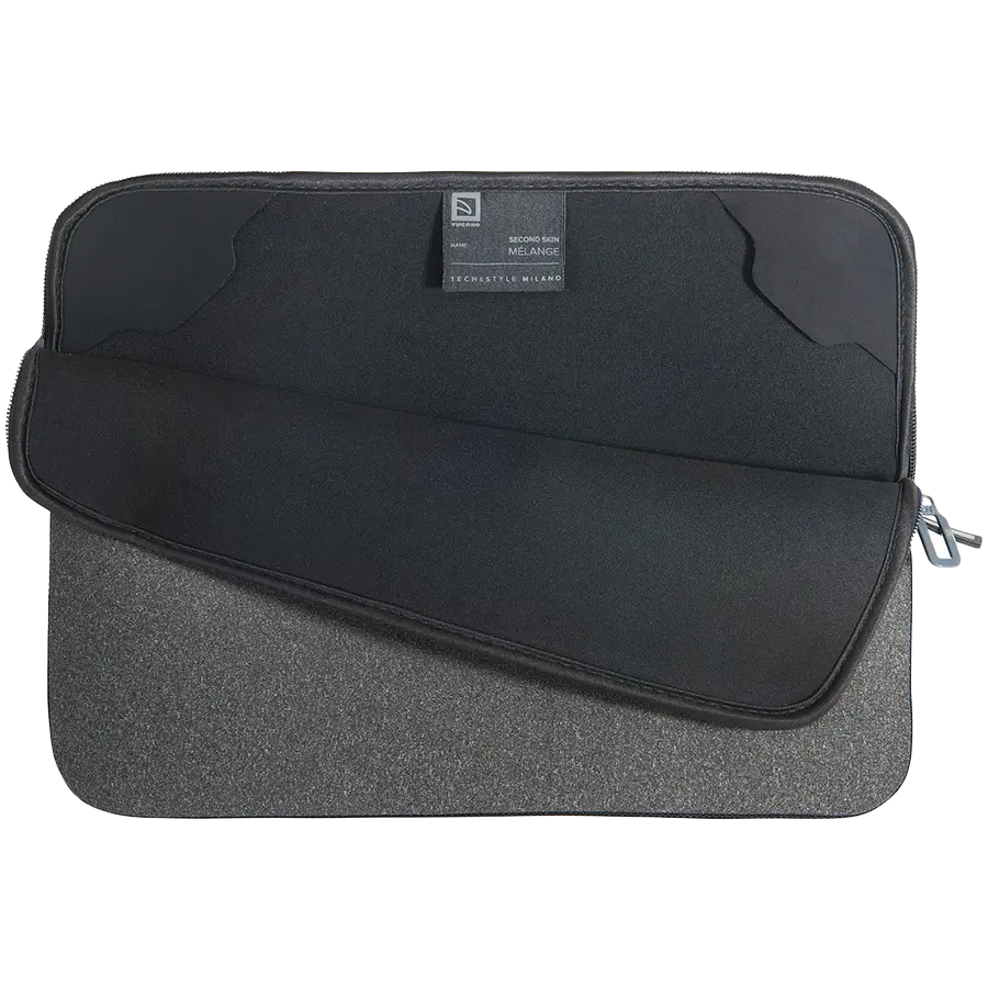 TUCANO MELANGE SLEEVES FOR MacBook Air 15 (2023)/ MacBook Pro 15 (2016-2019)/ Laptop 14/ Laptop 13 Black - image 2