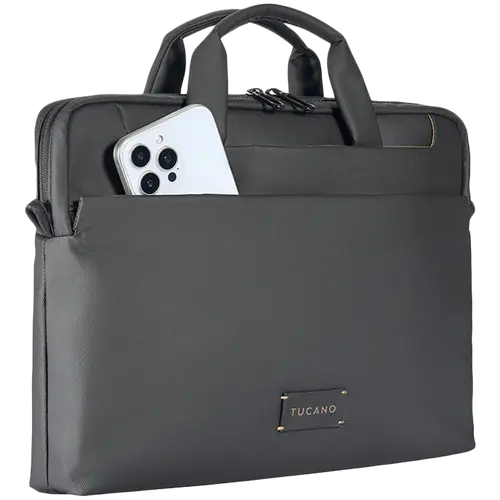 TUCANO WORK OUT 5 SLIM BAGS FOR MacBook Pro 14/ MacBook Air/Pro 13/ Laptop 13, Black - image 3