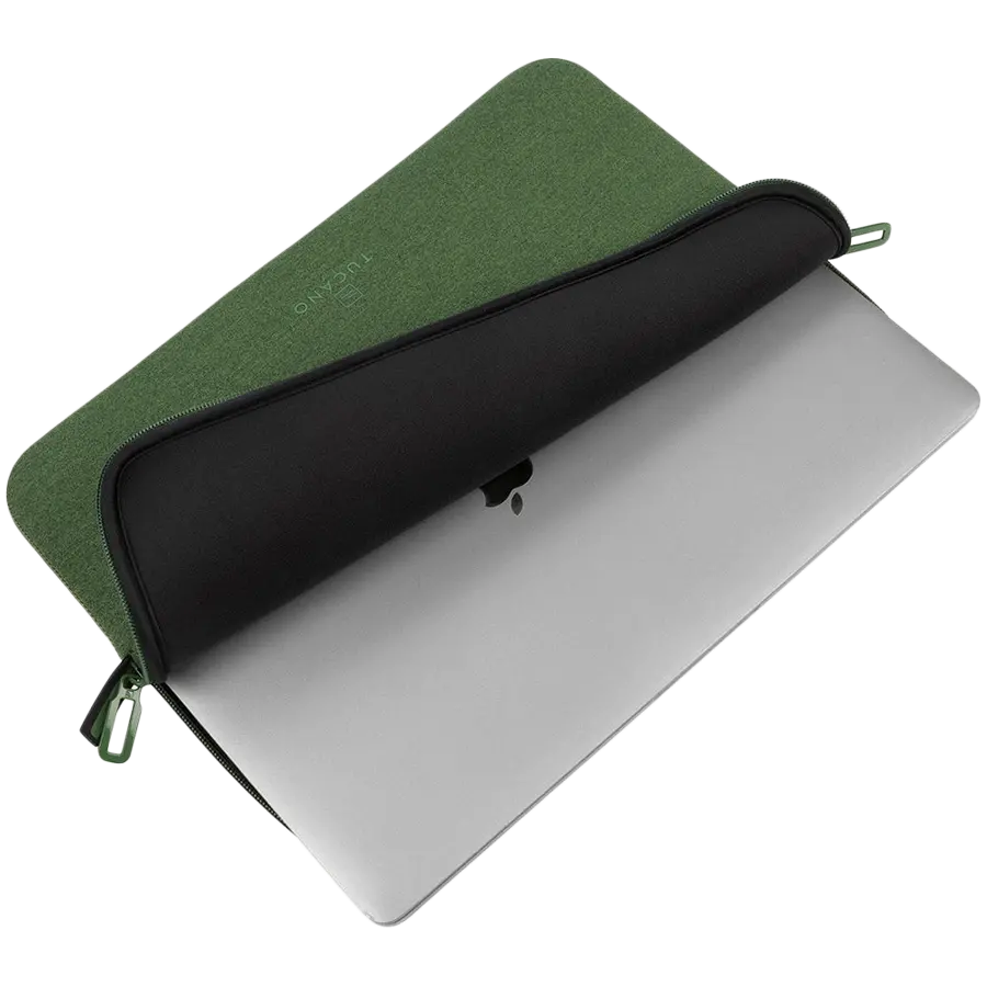 TUCANO MELANGE SLEEVES FOR Microsoft Surface Pro/ MacBook Pro 13 (2016-2020)/ MacBook Air 13 (2018-2020)/ Laptop 12 Green - image 3