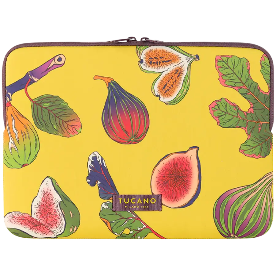 TUCANO SLEEVE SCHIZZO MacBook Air 15/ Laptop 13/ Laptop 14, FLORA FICHI ACID GREEN