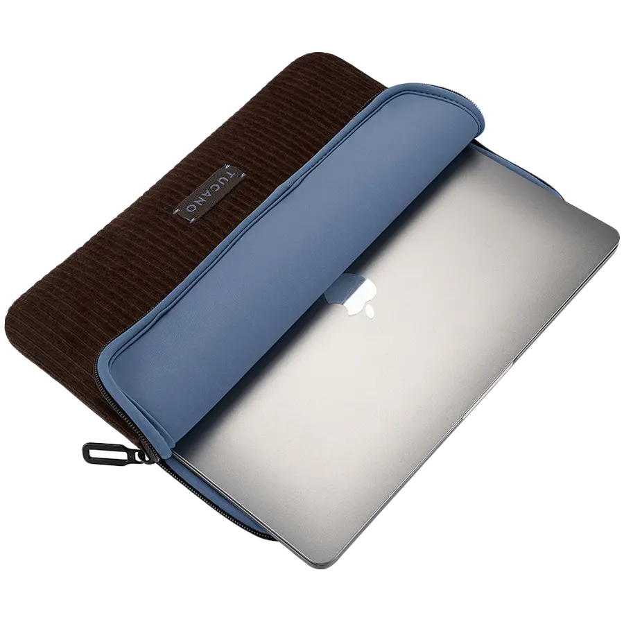 TUCANO VELLUTO2 13'' SLEEVES FOR MacBook Air 13/ MacBook Pro 13/ Laptop 12, Brown - image 3