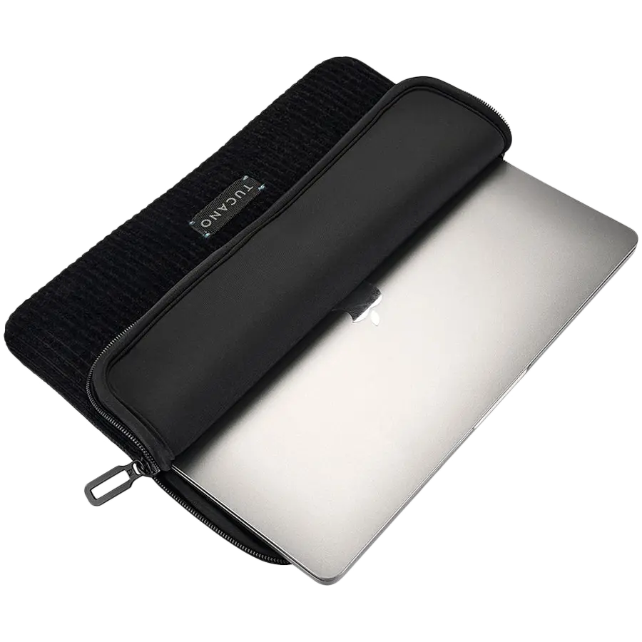 TUCANO VELLUTO2 13'' SLEEVES FOR MacBook Air 13/ MacBook Pro 13/ Laptop 12, Black - image 3