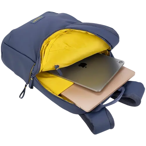 The Laser backpack for 15.6'' laptops and 16'' MacBooks, made from water-resistant resin-coated fabric obtained from recycled plastic, features a compact design and excellent pocket organization. - image 4