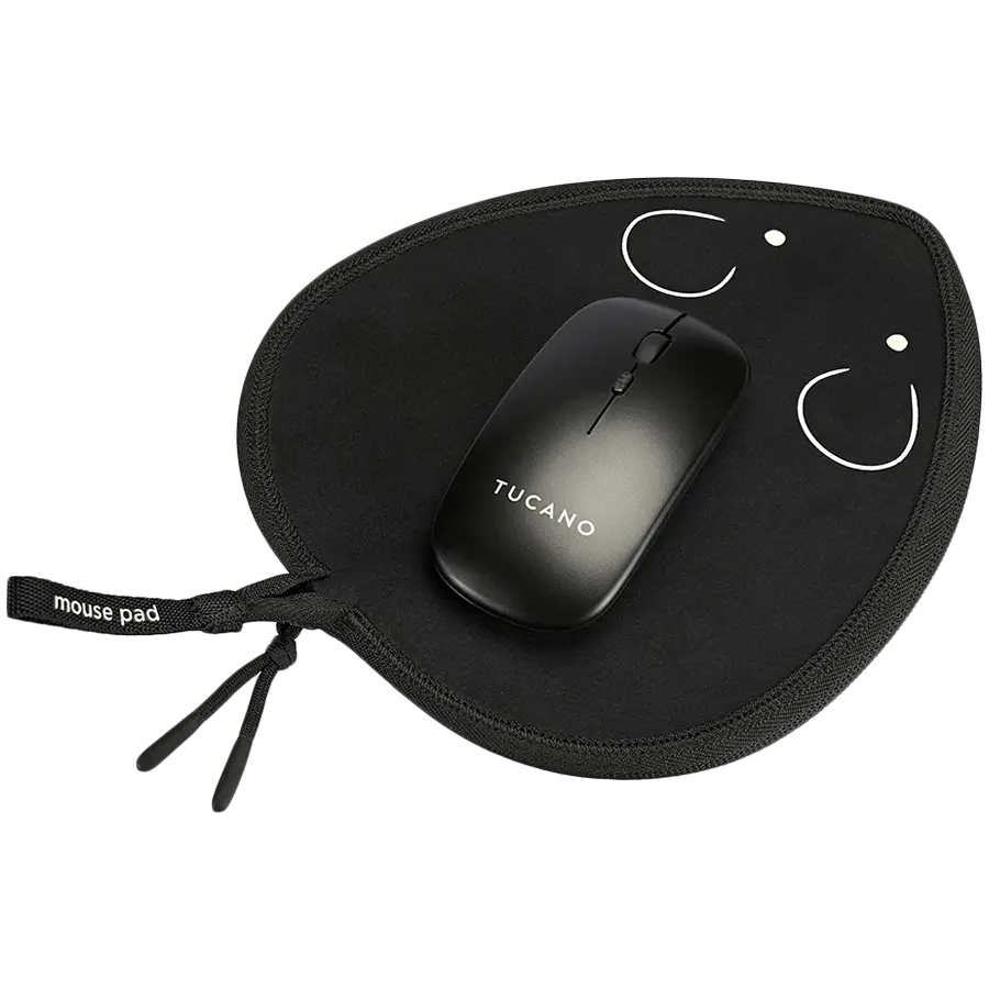 TOPO MOUSE PAD + WIRELESS MOUSE BLACK