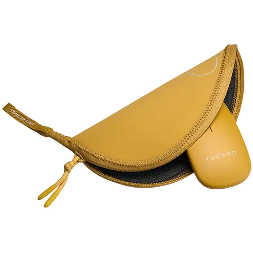 TOPO MOUSE PAD + WIRELESS MOUSE YELLOW - image 1