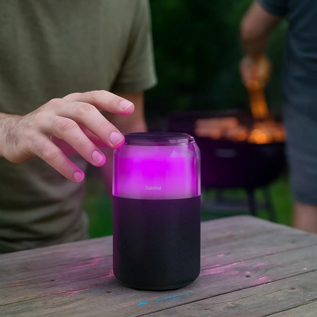 HAMA Блутут колонка "Can Speaker" 5 W, 4 LED режима на осветление - image 3