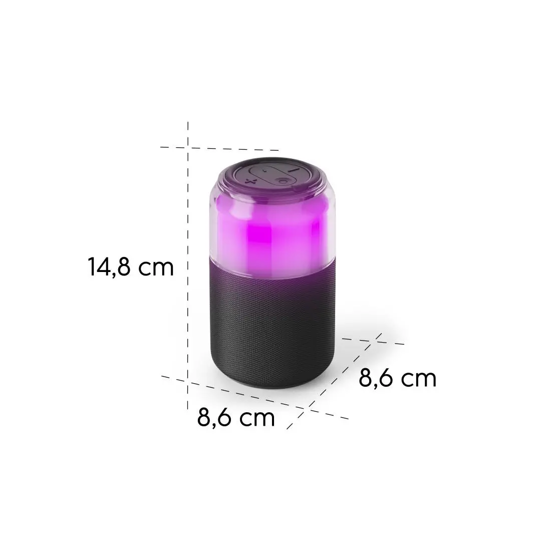 HAMA Блутут колонка "Can Speaker" 5 W, 4 LED режима на осветление - image 7