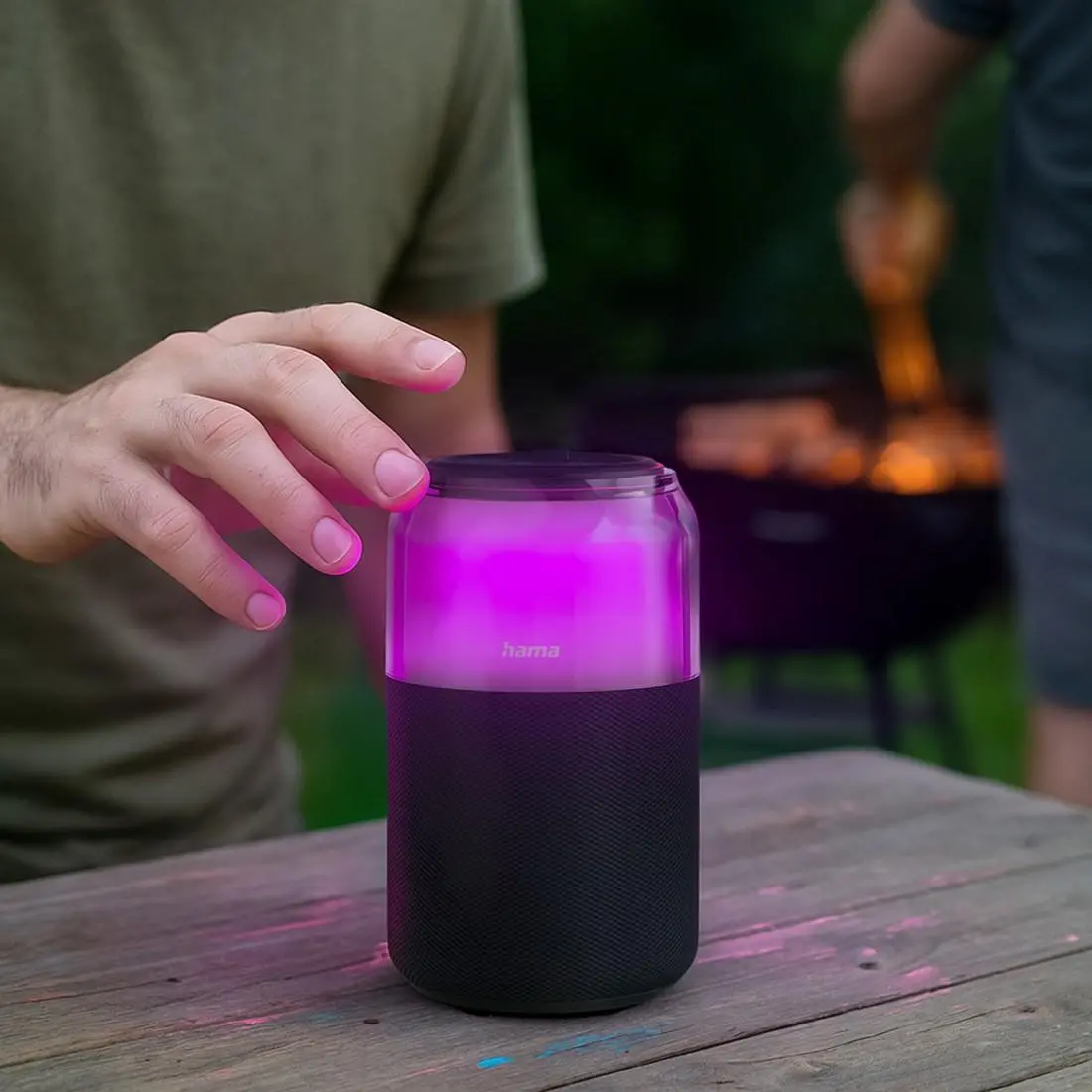 HAMA Блутут колонка "Can Speaker" 5 W, 4 LED режима на осветление - image 8