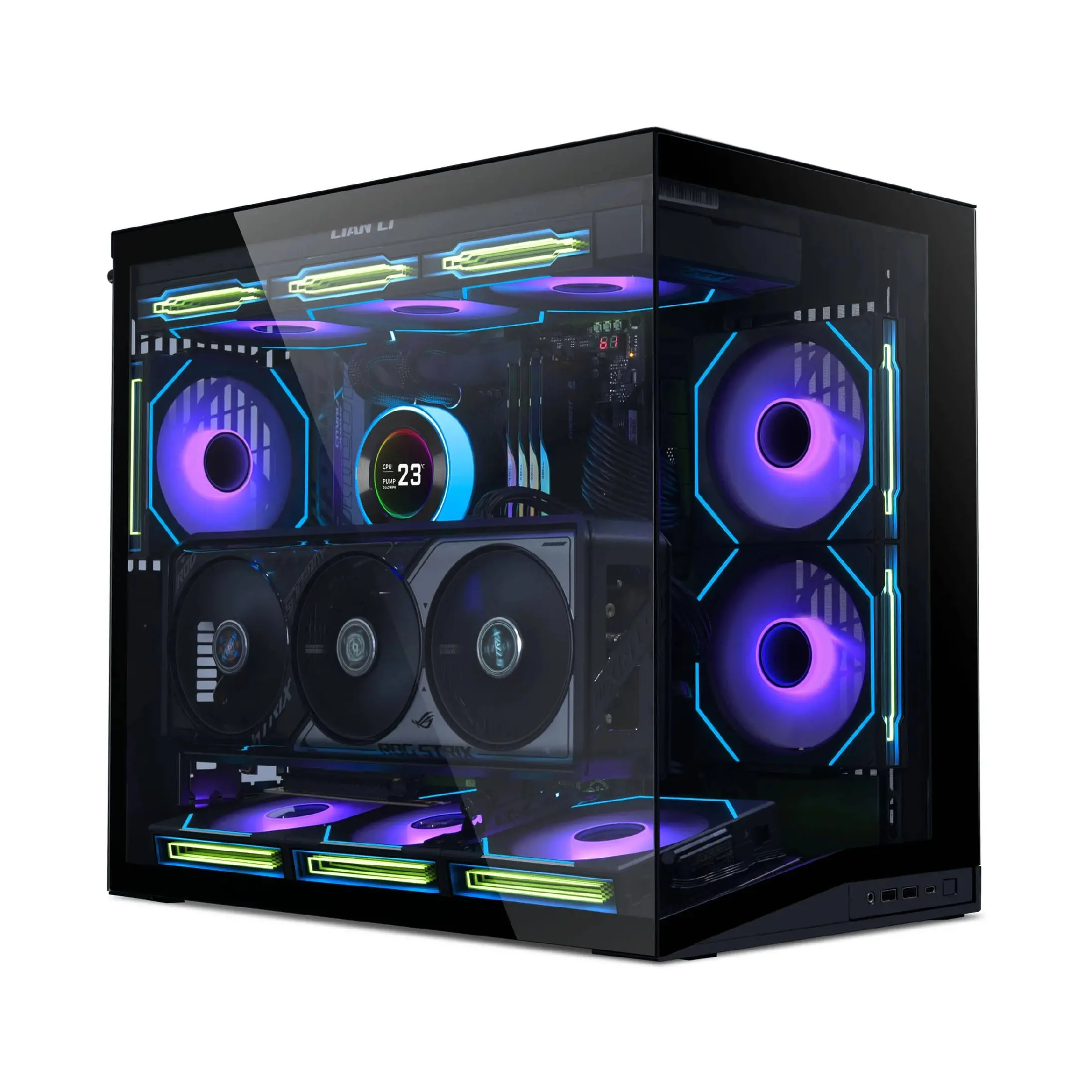 Lian Li кутия Case ATX - O11 Dynamic Mini V2 - Black - image 1