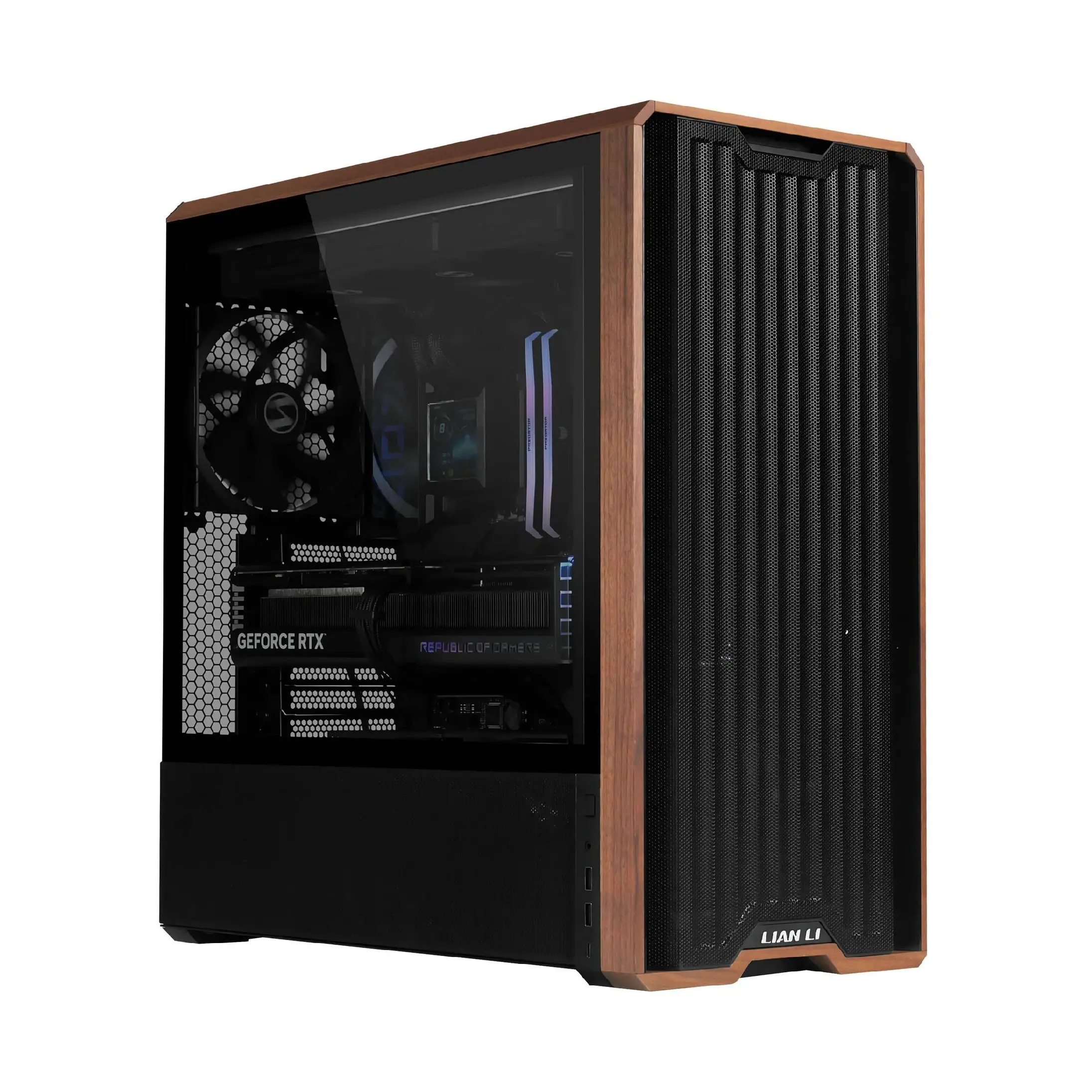 Lian Li кутия Case ATX - LANCOOL 217 WOOD - Black - image 1