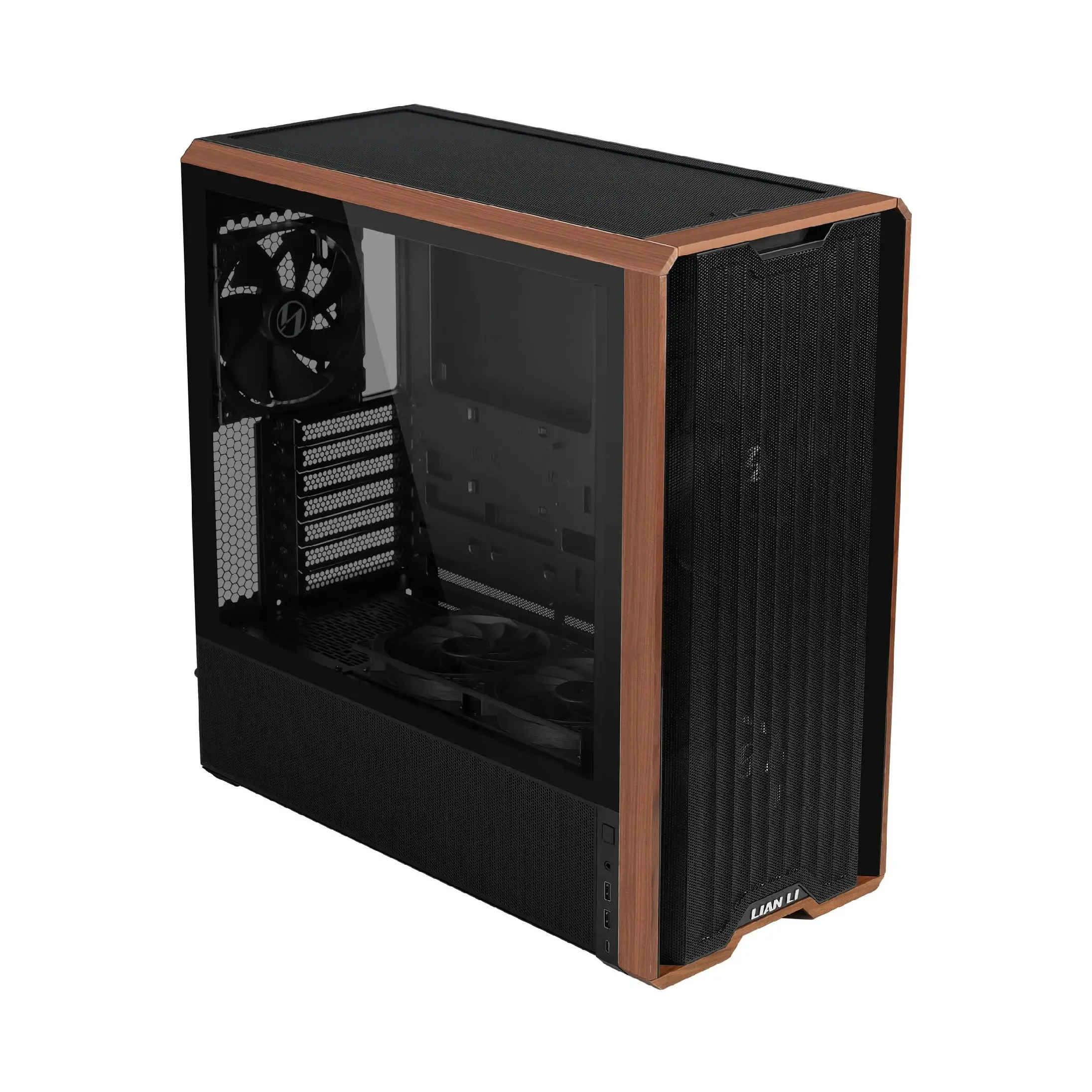 Lian Li кутия Case ATX - LANCOOL 217 WOOD - Black - image 2