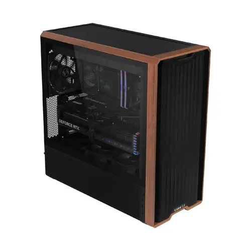 Lian Li кутия Case ATX - LANCOOL 217 WOOD - Black - image 3
