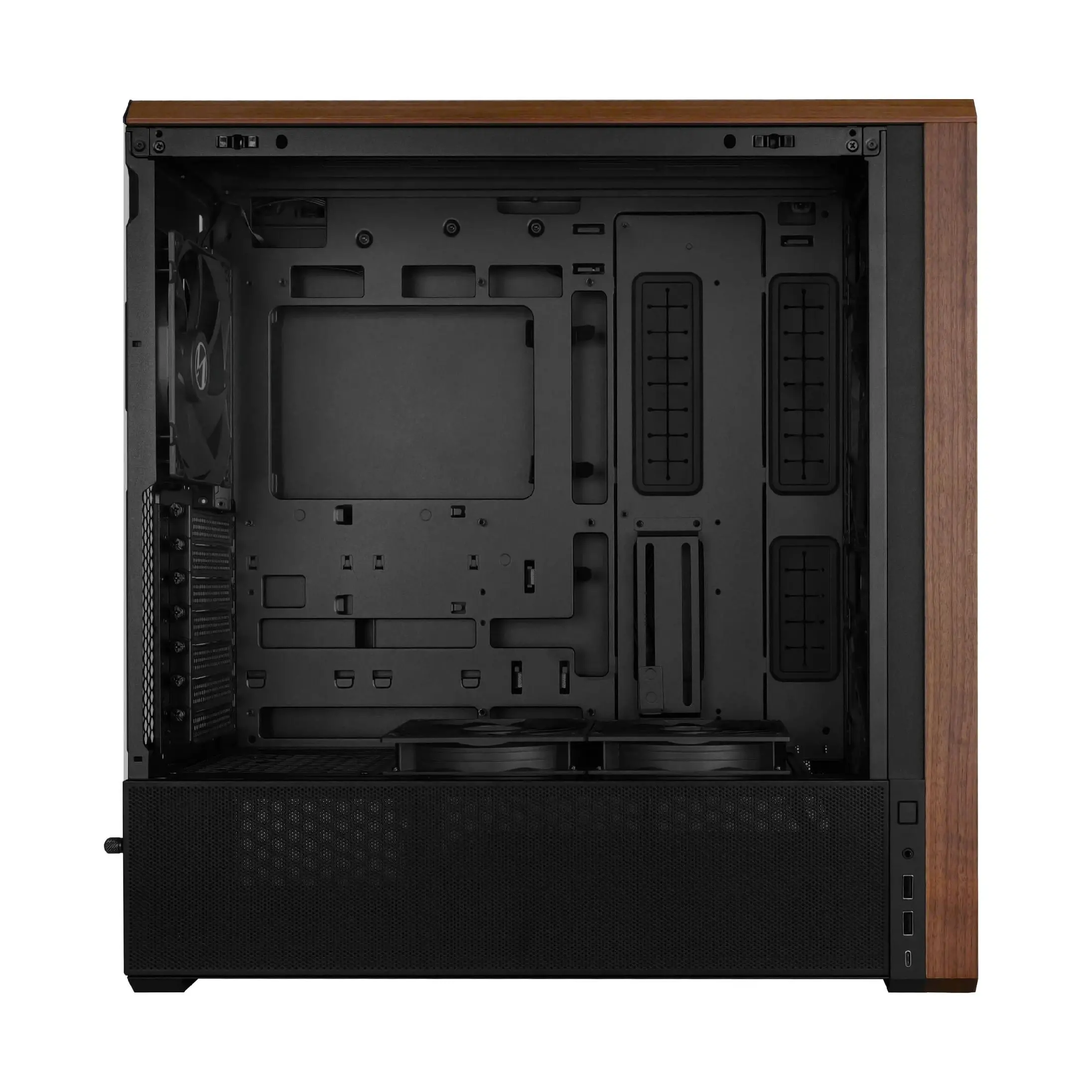 Lian Li кутия Case ATX - LANCOOL 217 WOOD - Black - image 8