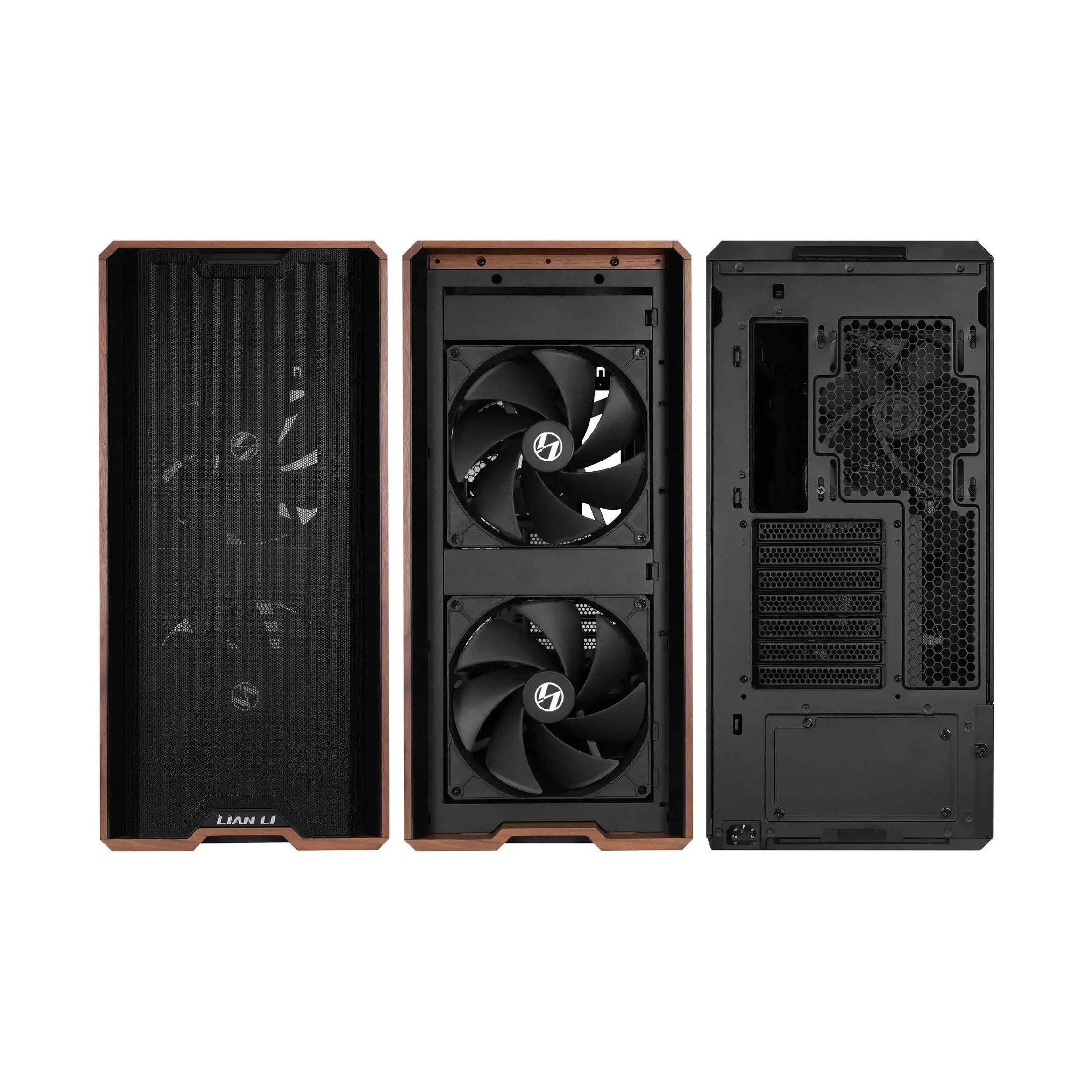Lian Li кутия Case ATX - LANCOOL 217 WOOD - Black - image 9