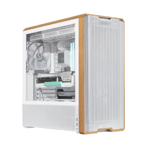 Lian Li кутия Case ATX - LANCOOL 217 WOOD - White - image 1
