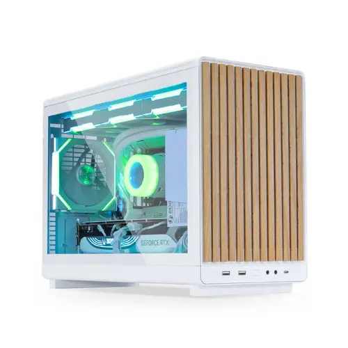 Lian Li κουτί mATX - DAN Cases A3 Wood - Λευκό - 1