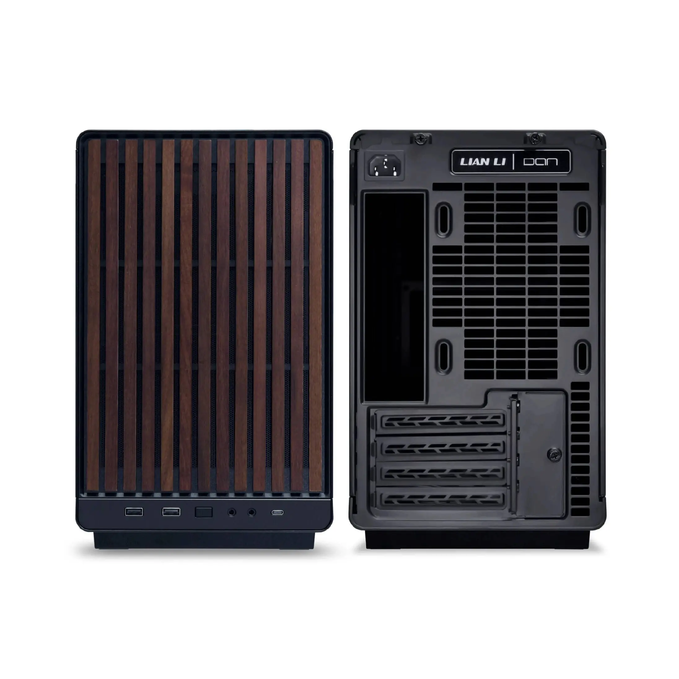 Lian Li кутия Case mATX - DAN Cases A3 Wood - Black - image 2