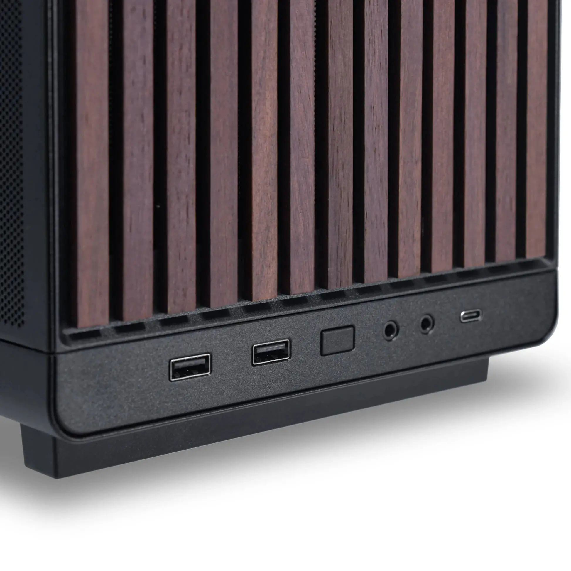 Lian Li кутия Case mATX - DAN Cases A3 Wood - Black - image 3