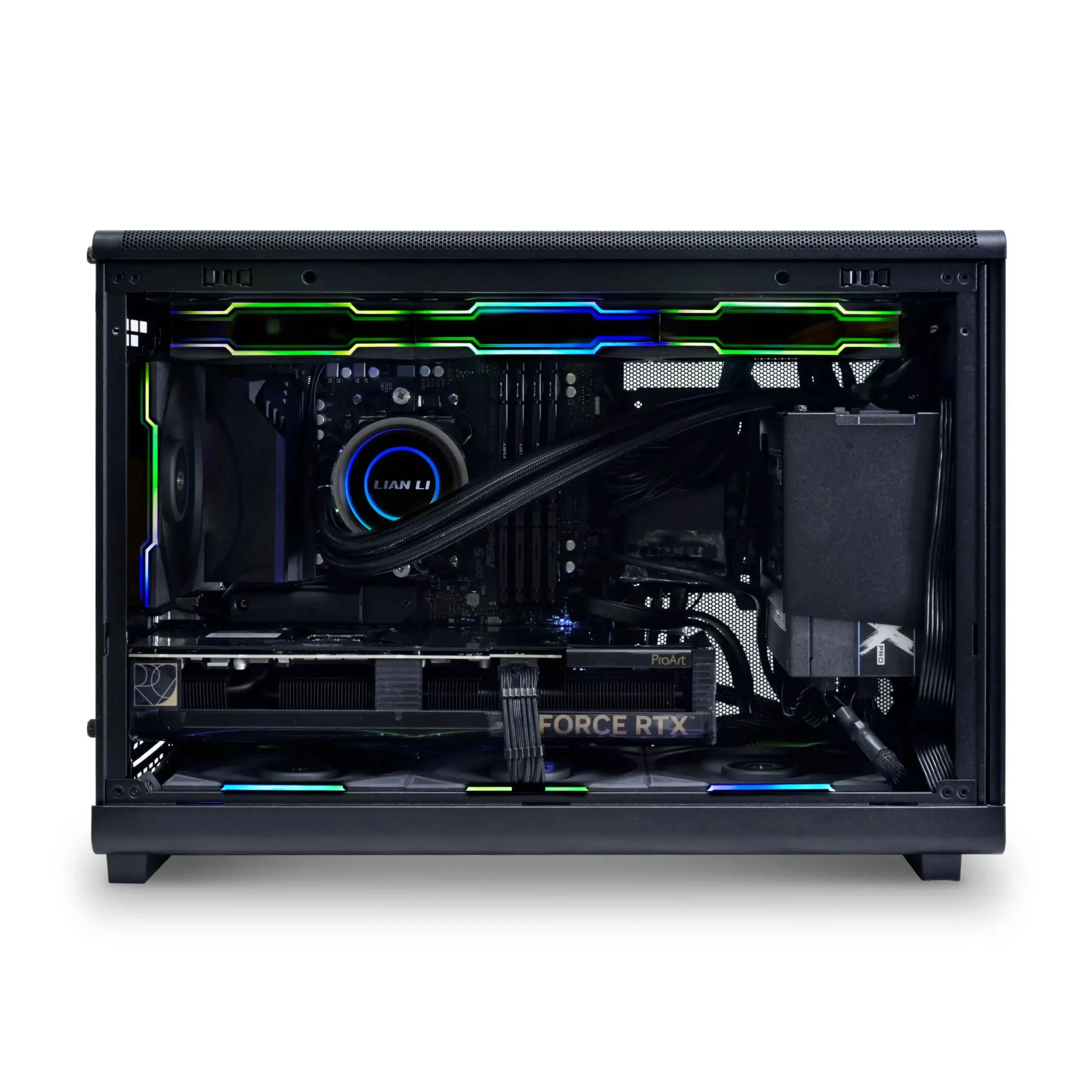 Lian Li кутия Case mATX - DAN Cases A3 Wood - Black - image 4